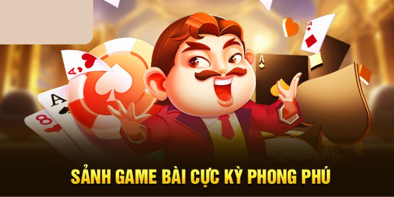 Đa dạng trò chơi tại sảnh game bài 23win