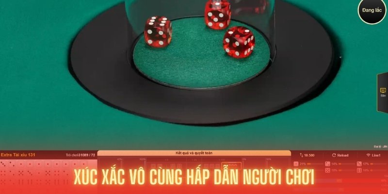 Xúc xắc cực hấp dẫn tại live casino 23win